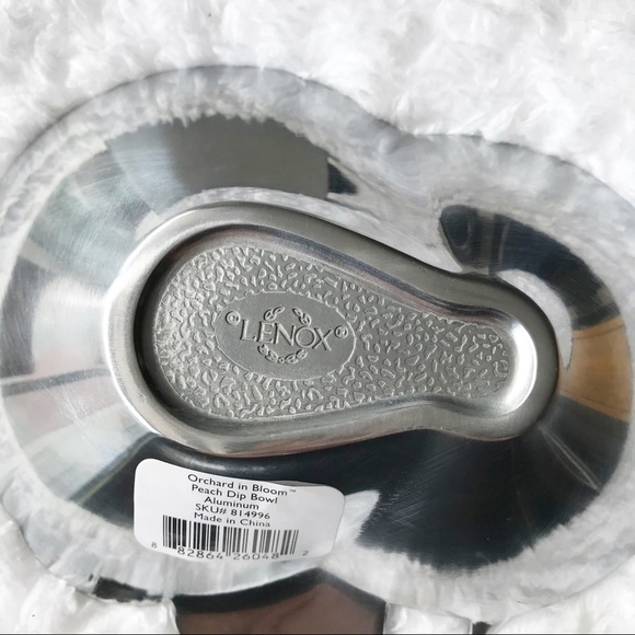 Lenox Orchard in Bowl Peach Dip Bowl New - Picture 5 of 6